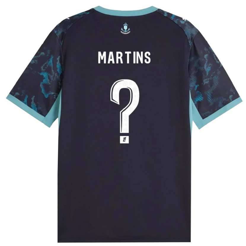 Danxen Women Anthony Martins #0 Paleturquoise White Black Away Jersey 2026/27 T-Shirt