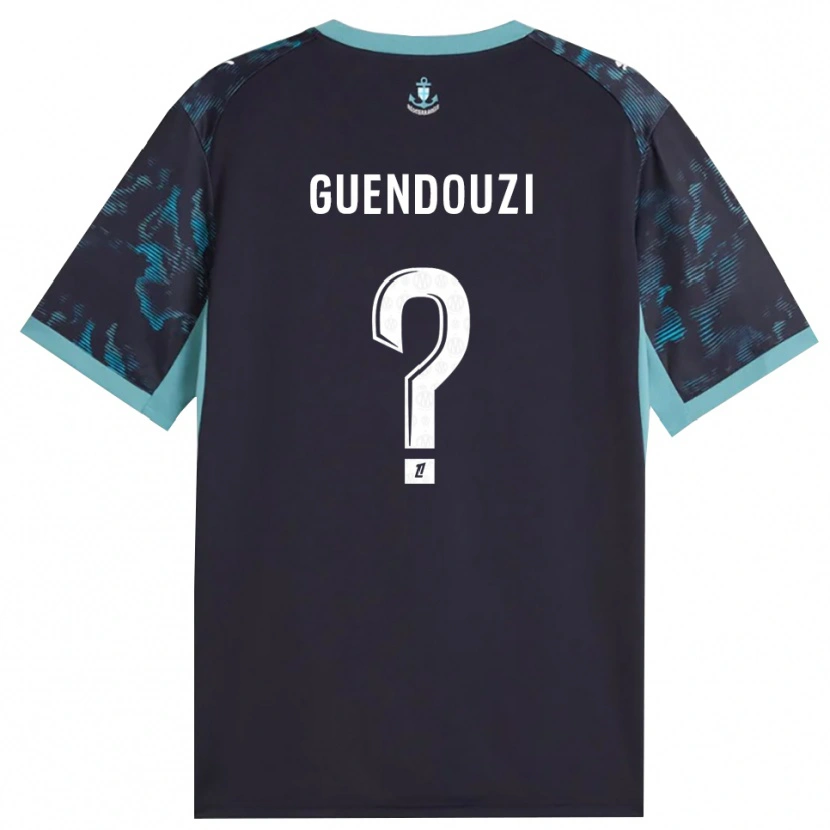 Danxen Women Milan Guendouzi #0 Paleturquoise White Black Away Jersey 2026/27 T-Shirt