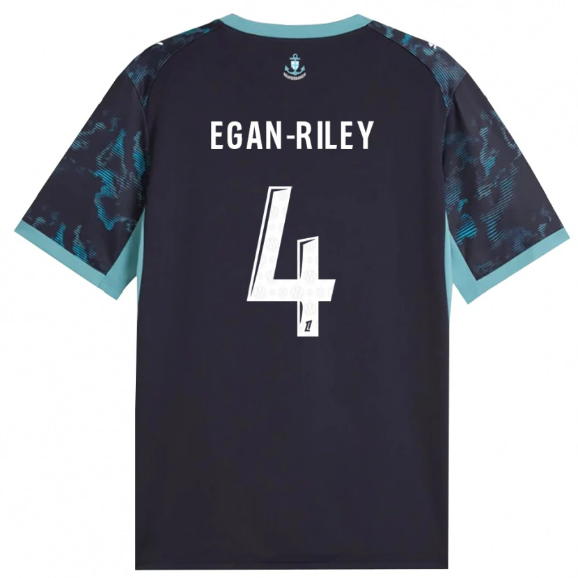 Danxen Women Cj Egan-Riley #4 Paleturquoise White Black Away Jersey 2026/27 T-Shirt