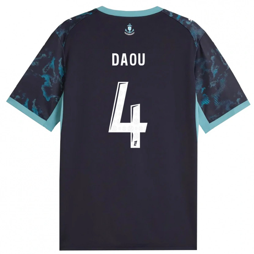 Danxen Women Raimane Daou #4 Paleturquoise White Black Away Jersey 2026/27 T-Shirt