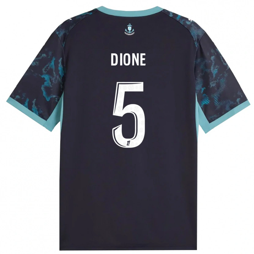 Danxen Women Babacar Dioné #5 Paleturquoise White Black Away Jersey 2026/27 T-Shirt