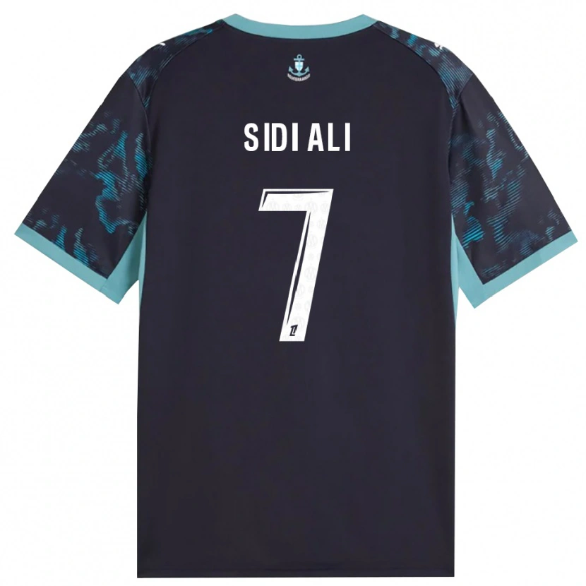 Danxen Women Sofiane Sidi Ali #7 Paleturquoise White Black Away Jersey 2026/27 T-Shirt