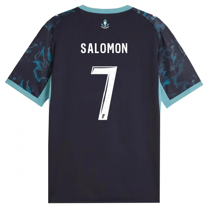 Danxen Women Maëva Salomon #7 Paleturquoise White Black Away Jersey 2026/27 T-Shirt