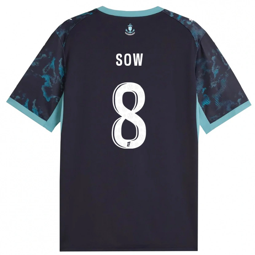 Danxen Women Mbayang Sow #8 Paleturquoise White Black Away Jersey 2026/27 T-Shirt
