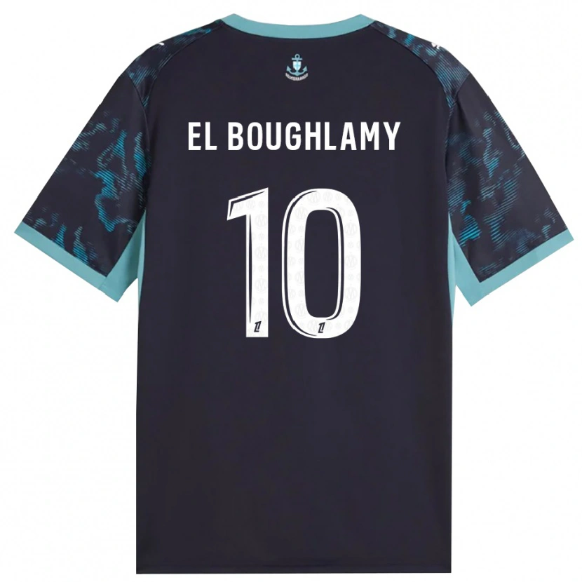 Danxen Women Adam El Boughlamy #10 Paleturquoise White Black Away Jersey 2026/27 T-Shirt