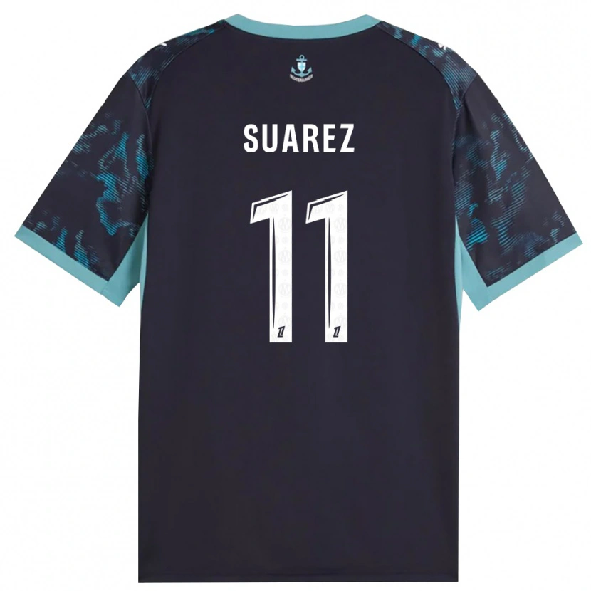 Danxen Women Luis Suarez #11 Paleturquoise White Black Away Jersey 2026/27 T-Shirt