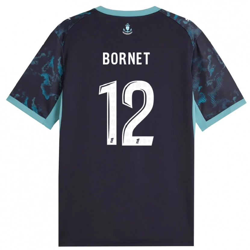 Danxen Women Camille Bornet #12 Paleturquoise White Black Away Jersey 2026/27 T-Shirt