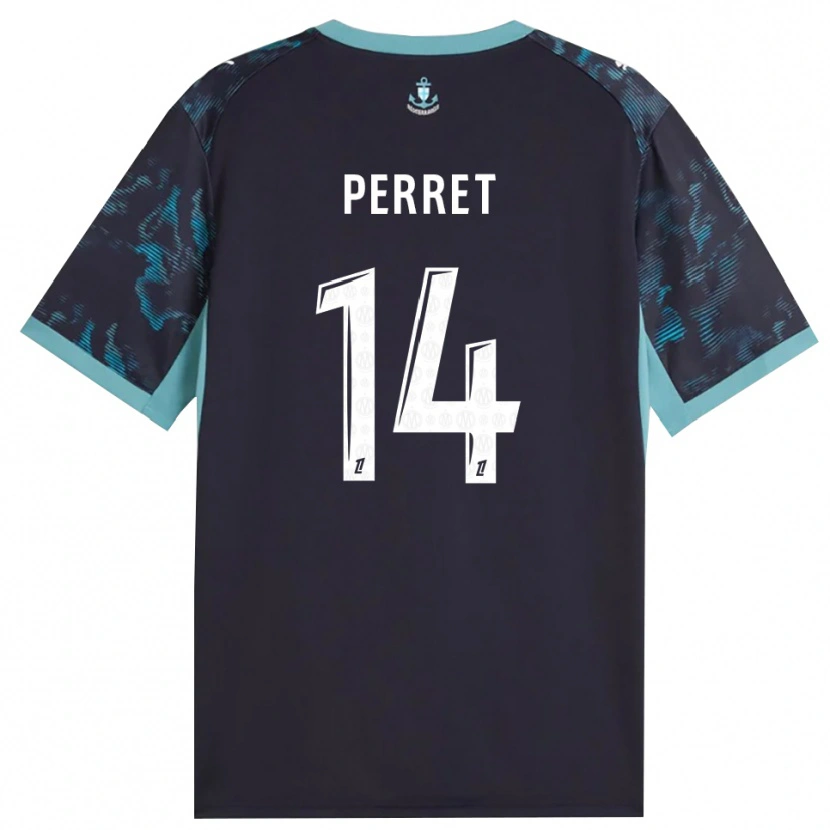 Danxen Women Jenny Perret #14 Paleturquoise White Black Away Jersey 2026/27 T-Shirt