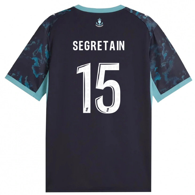 Danxen Women Julie Ségrétain #15 Paleturquoise White Black Away Jersey 2026/27 T-Shirt