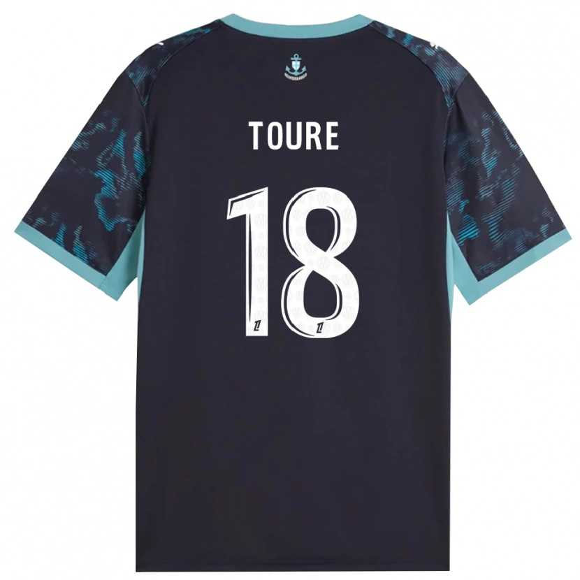 Danxen Women Isaak Toure #18 Paleturquoise White Black Away Jersey 2026/27 T-Shirt