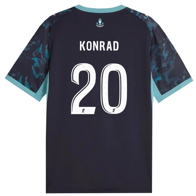 Danxen Women Konrad De La Fuente #20 Paleturquoise White Black Away Jersey 2026/27 T-Shirt