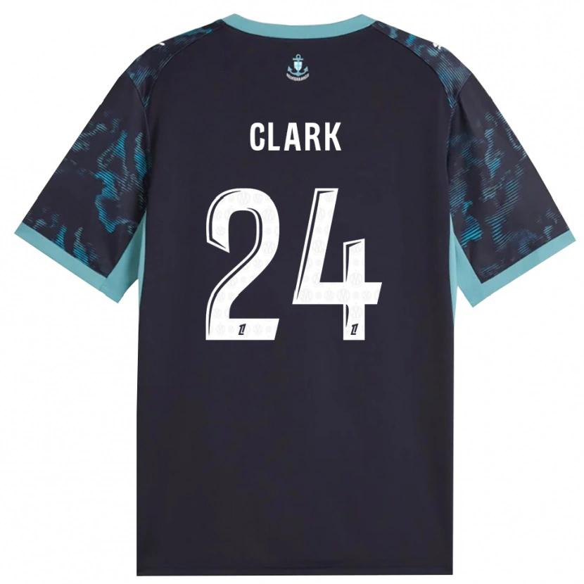 Danxen Women Ashley Clark #24 Paleturquoise White Black Away Jersey 2026/27 T-Shirt