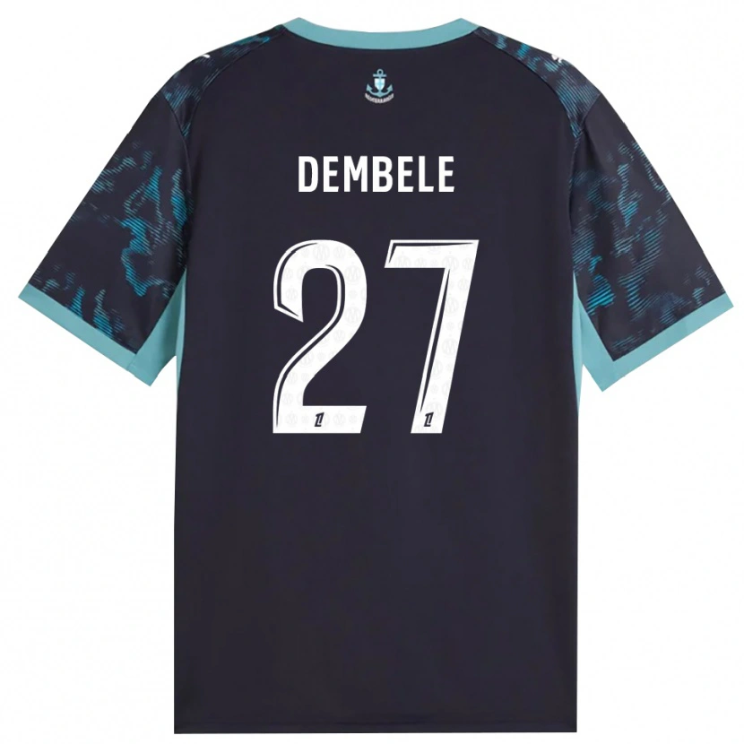 Danxen Women Coumba Dembélé #27 Paleturquoise White Black Away Jersey 2026/27 T-Shirt