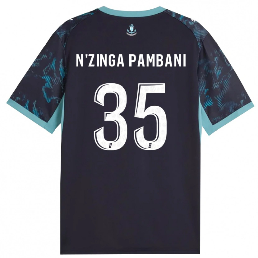 Danxen Women Pladi N'zinga Pambani #35 Paleturquoise White Black Away Jersey 2026/27 T-Shirt