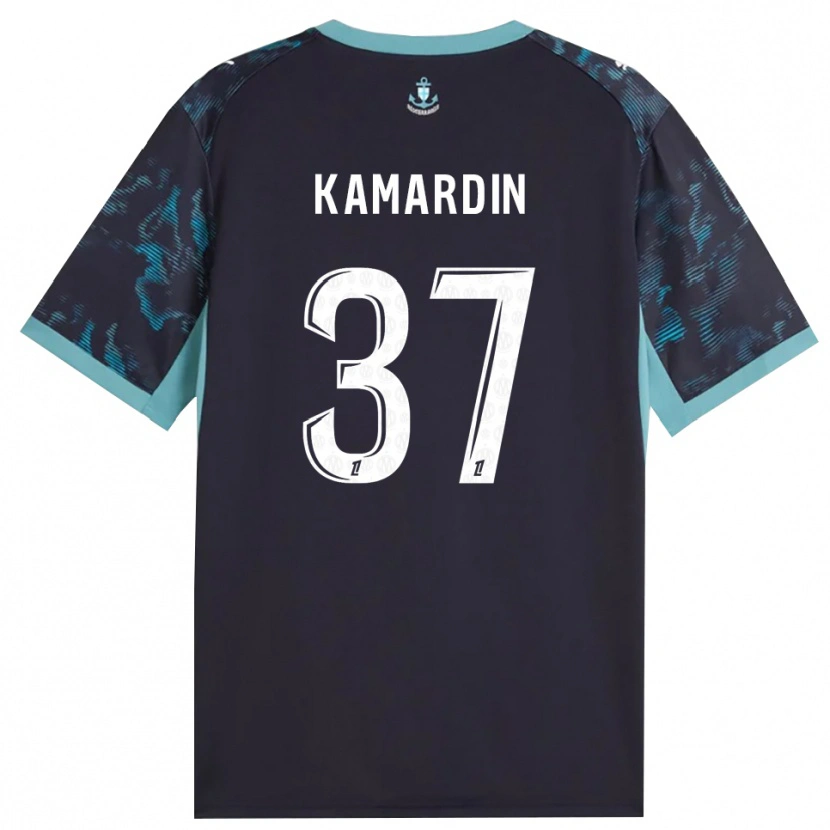 Danxen Women Aaron Kamardin #37 Paleturquoise White Black Away Jersey 2026/27 T-Shirt