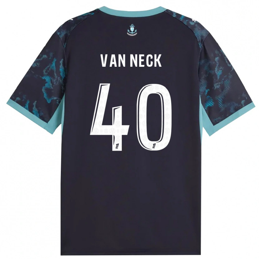 Danxen Women Jelle Van Neck #40 Paleturquoise White Black Away Jersey 2026/27 T-Shirt