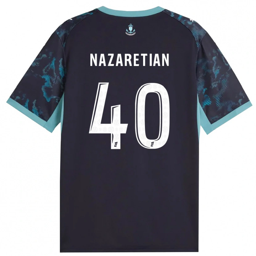 Danxen Women Manuel Nazaretian #40 Paleturquoise White Black Away Jersey 2026/27 T-Shirt