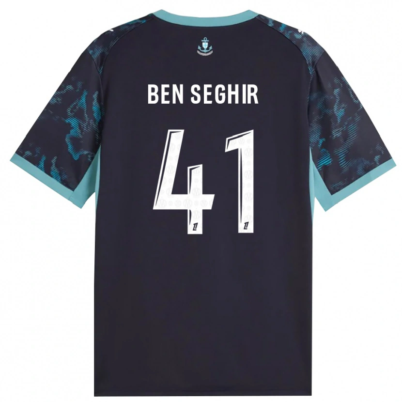Danxen Women Salim Ben Seghir #41 Paleturquoise White Black Away Jersey 2026/27 T-Shirt