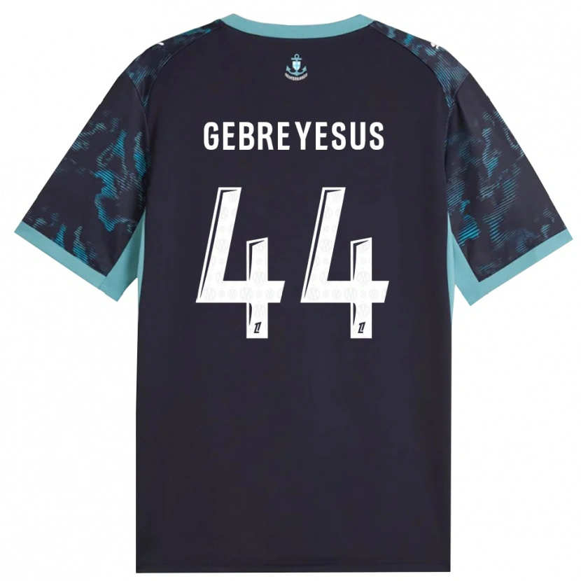Danxen Women Esey Gebreyesus #44 Paleturquoise White Black Away Jersey 2026/27 T-Shirt