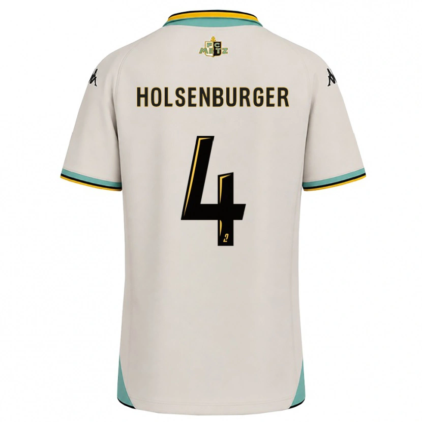 Danxen Women Ruben Holsenburger #4 Floral White Black Away Jersey 2026/27 T-Shirt
