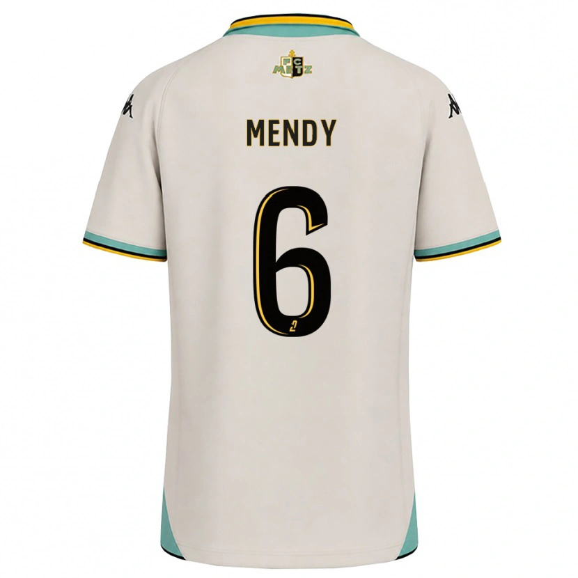 Danxen Women Nampalys Mendy #6 Floral White Black Away Jersey 2026/27 T-Shirt