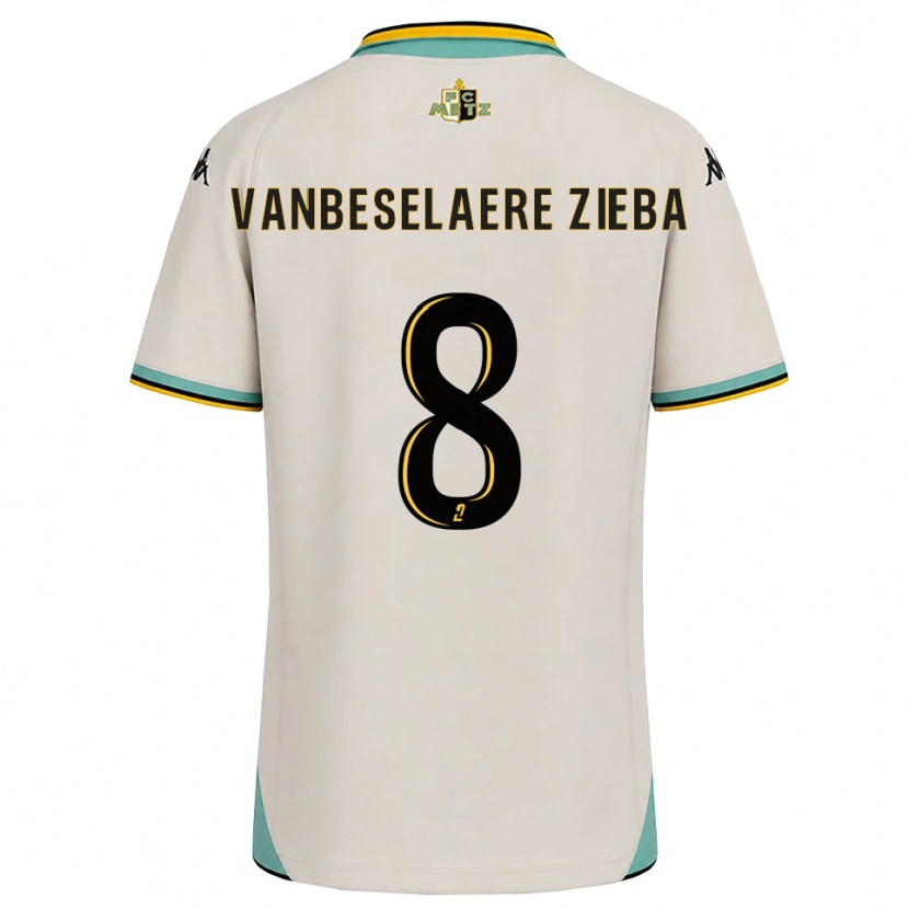 Danxen Women Vadim Vanbeselaere Zieba #8 Floral White Black Away Jersey 2026/27 T-Shirt