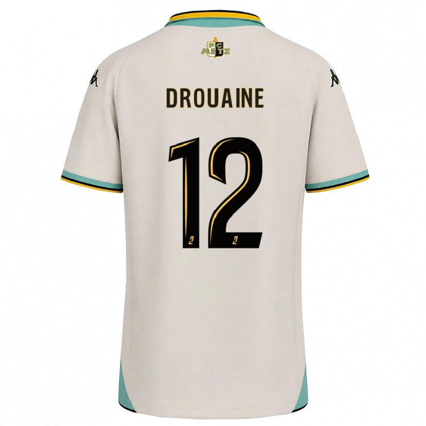 Danxen Women Mathieu Drouaine #12 Floral White Black Away Jersey 2026/27 T-Shirt