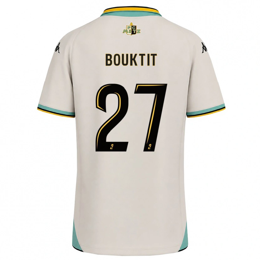 Danxen Women Assia Bouktit #27 Floral White Black Away Jersey 2026/27 T-Shirt