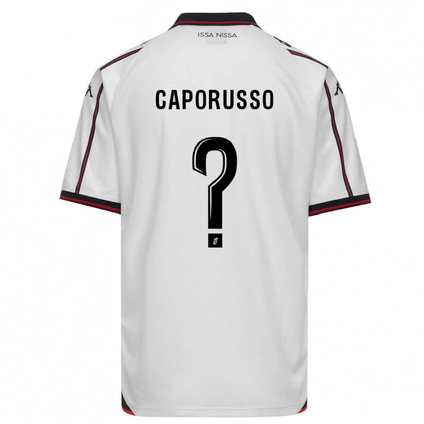 Danxen Women Otis Caporusso #0 Black White Away Jersey 2026/27 T-Shirt