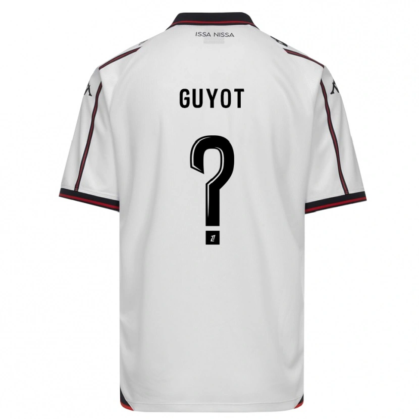 Danxen Women Loucas Guyot #0 Black White Away Jersey 2026/27 T-Shirt