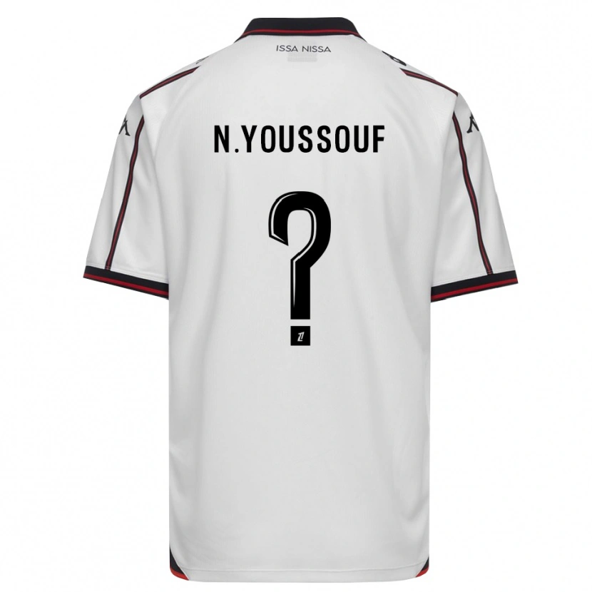 Danxen Women Naké Youssouf #0 Black White Away Jersey 2026/27 T-Shirt
