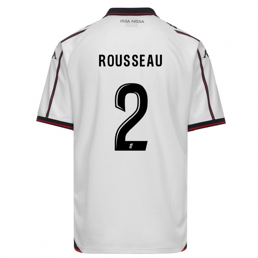 Danxen Women Marina Rousseau #2 Black White Away Jersey 2026/27 T-Shirt
