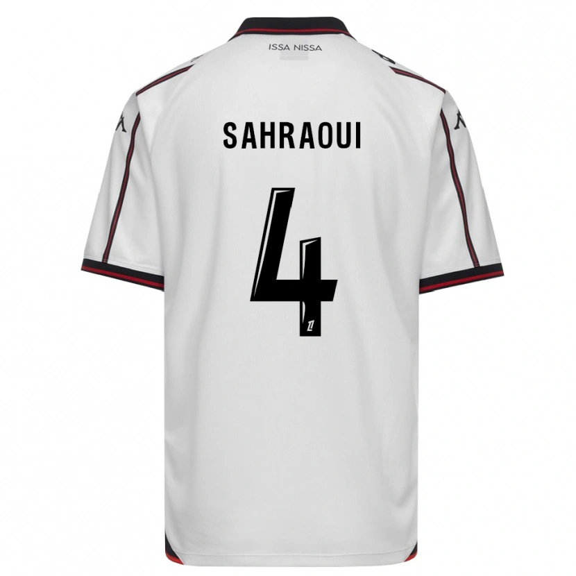 Danxen Women Elias Sahraoui #4 Black White Away Jersey 2026/27 T-Shirt