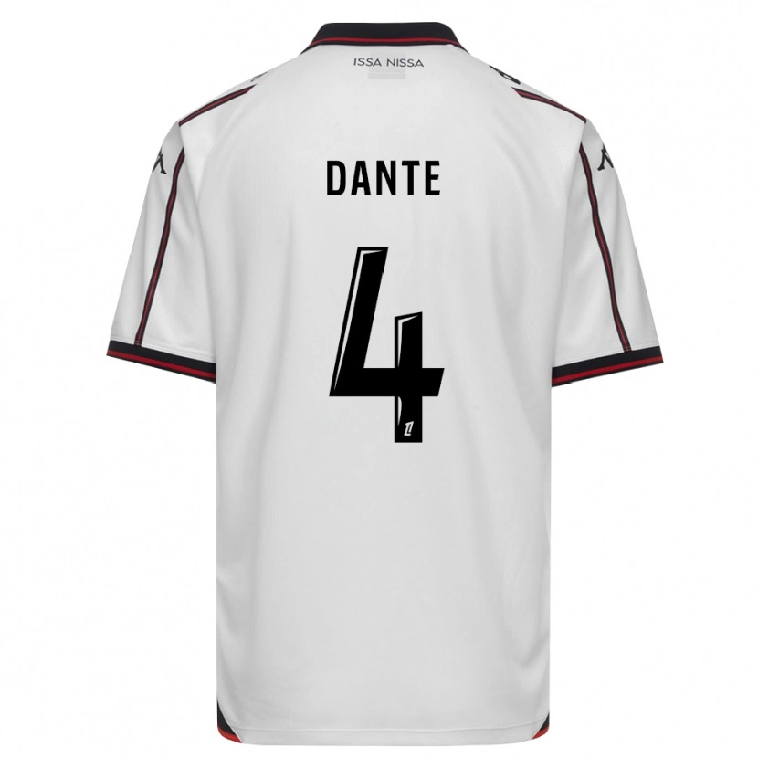 Danxen Women Dante #4 Black White Away Jersey 2026/27 T-Shirt