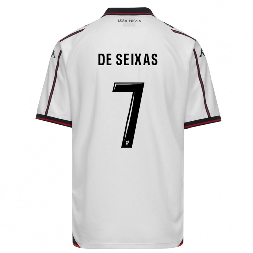 Danxen Women Morgane De Seixas #7 Black White Away Jersey 2026/27 T-Shirt
