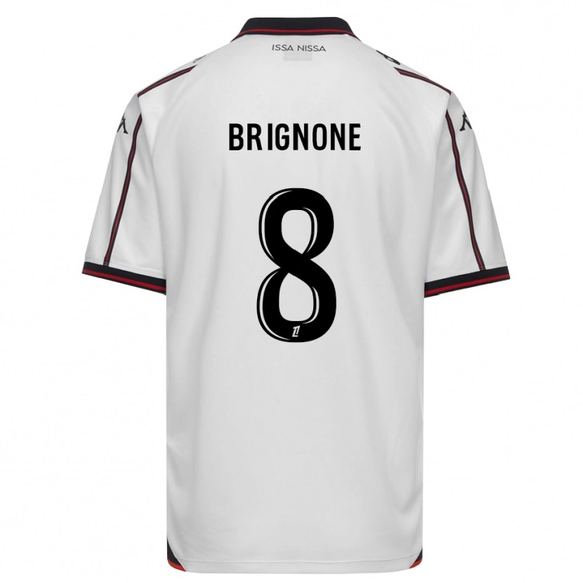 Danxen Women Millan Brignone #8 Black White Away Jersey 2026/27 T-Shirt