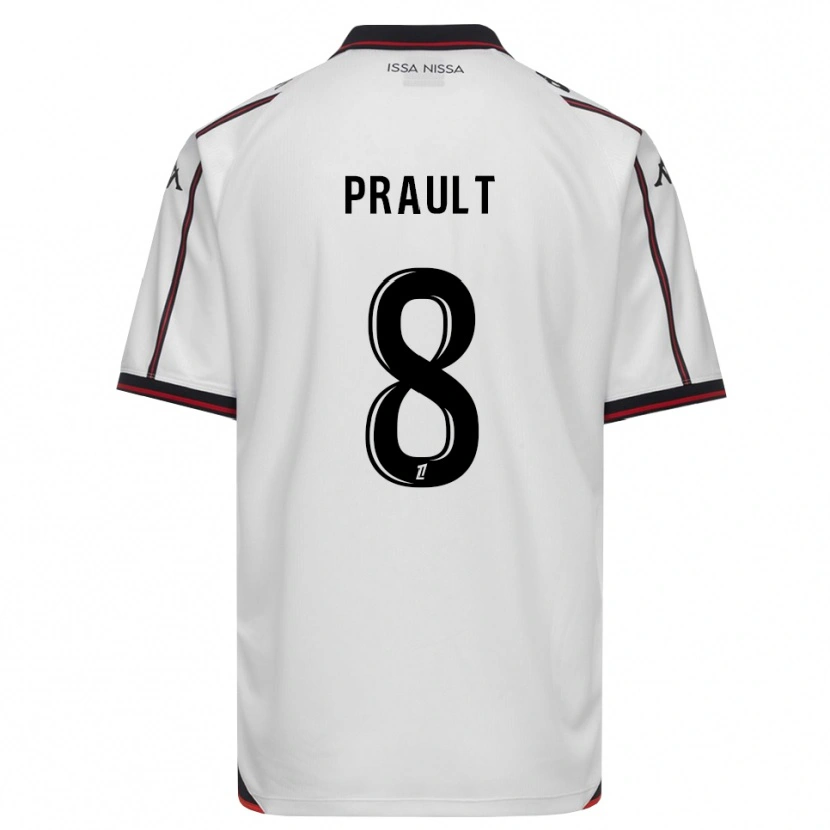 Danxen Women Jade Prault #8 Black White Away Jersey 2026/27 T-Shirt