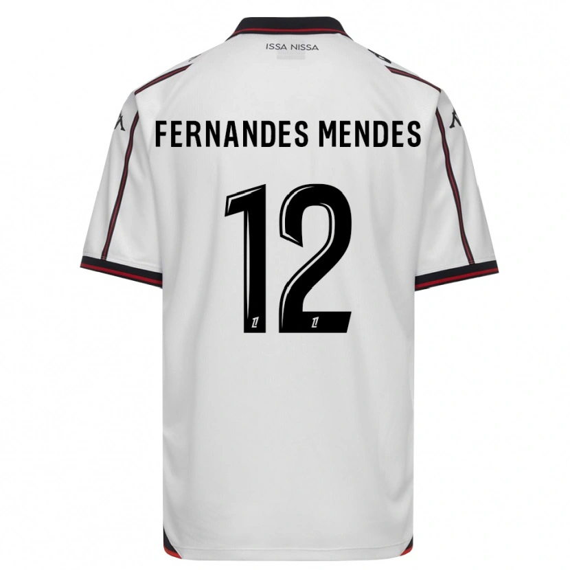 Danxen Women Mathis Fernandes Mendes #12 Black White Away Jersey 2026/27 T-Shirt