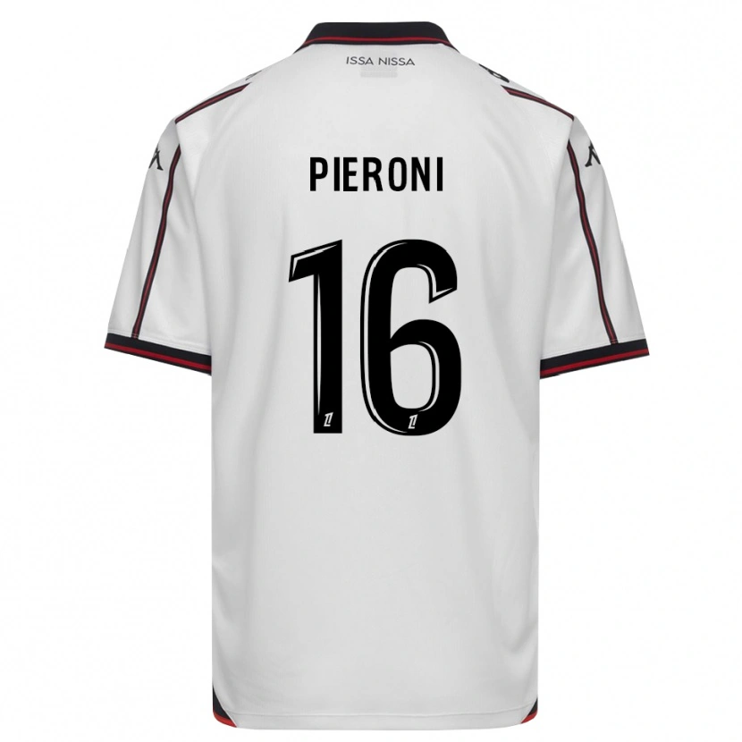 Danxen Women Dorian Pieroni #16 Black White Away Jersey 2026/27 T-Shirt