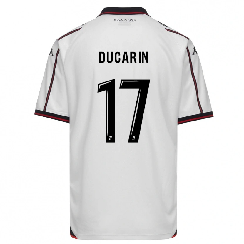 Danxen Women Léa Ducarin #17 Black White Away Jersey 2026/27 T-Shirt