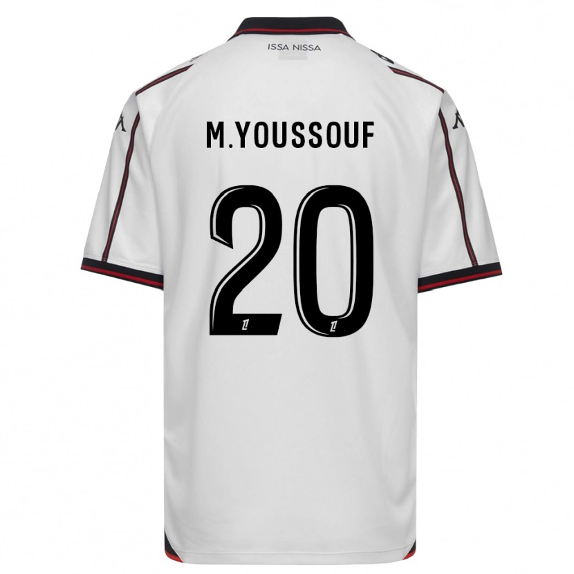 Danxen Women Mousslim Youssouf #20 Black White Away Jersey 2026/27 T-Shirt