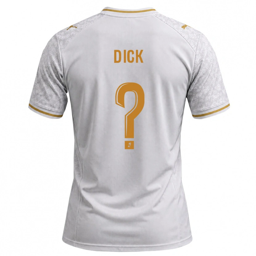 Danxen Women Livingstone Dick #0 White Gray Goldenrod Away Jersey 2026/27 T-Shirt