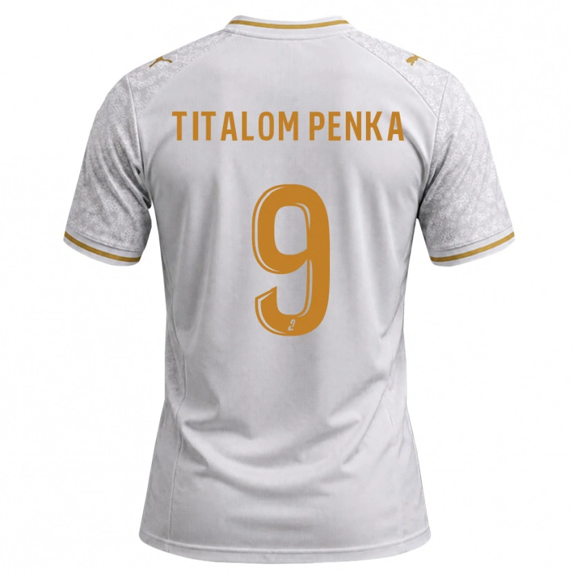 Danxen Women Titalom Penka #9 White Gray Goldenrod Away Jersey 2026/27 T-Shirt