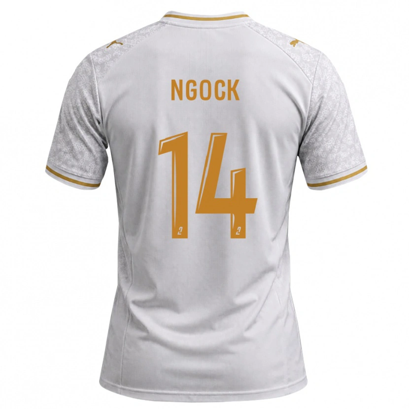 Danxen Women Monique Ngock #14 White Gray Goldenrod Away Jersey 2026/27 T-Shirt