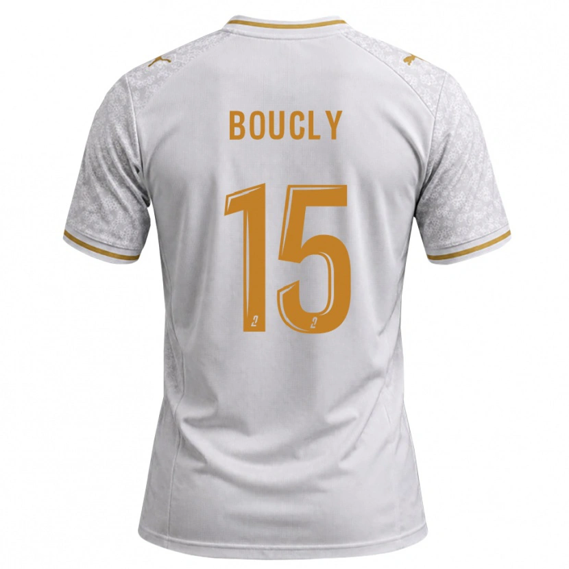 Danxen Women Maïté Boucly #15 White Gray Goldenrod Away Jersey 2026/27 T-Shirt