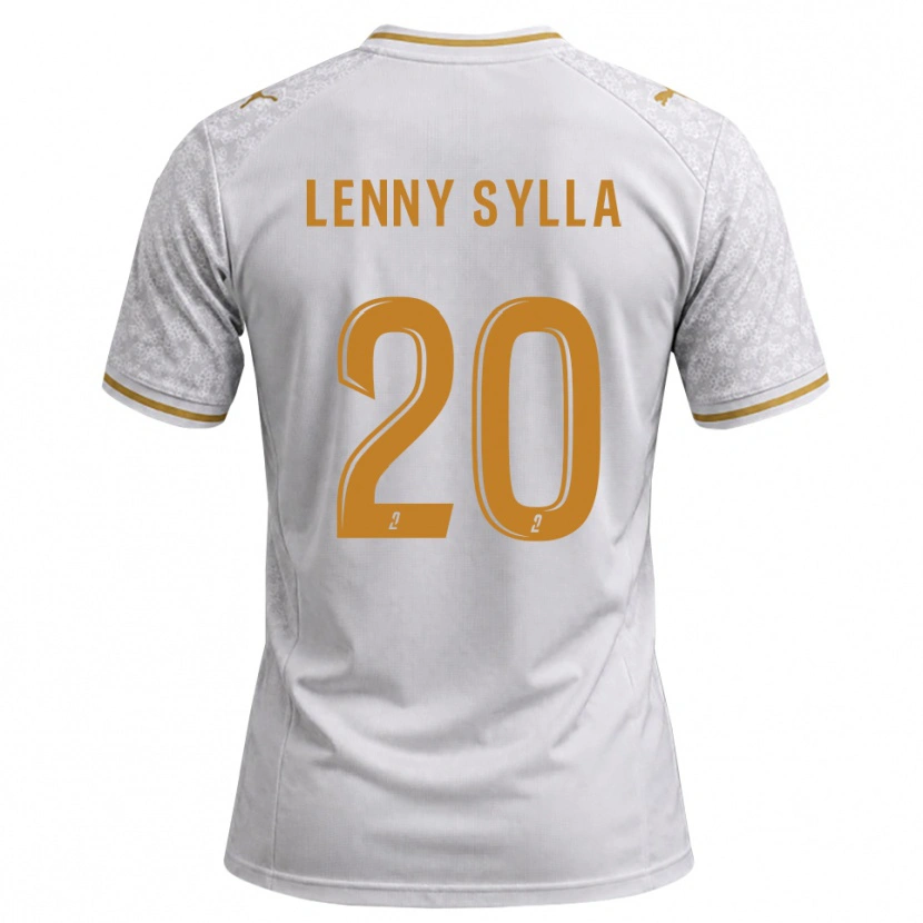 Danxen Women Lenny Sylla #20 White Gray Goldenrod Away Jersey 2026/27 T-Shirt