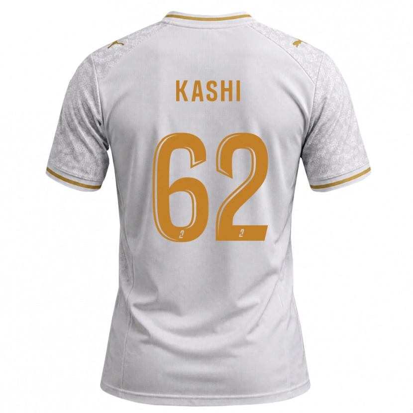 Danxen Women Amine Kashi #62 White Gray Goldenrod Away Jersey 2026/27 T-Shirt
