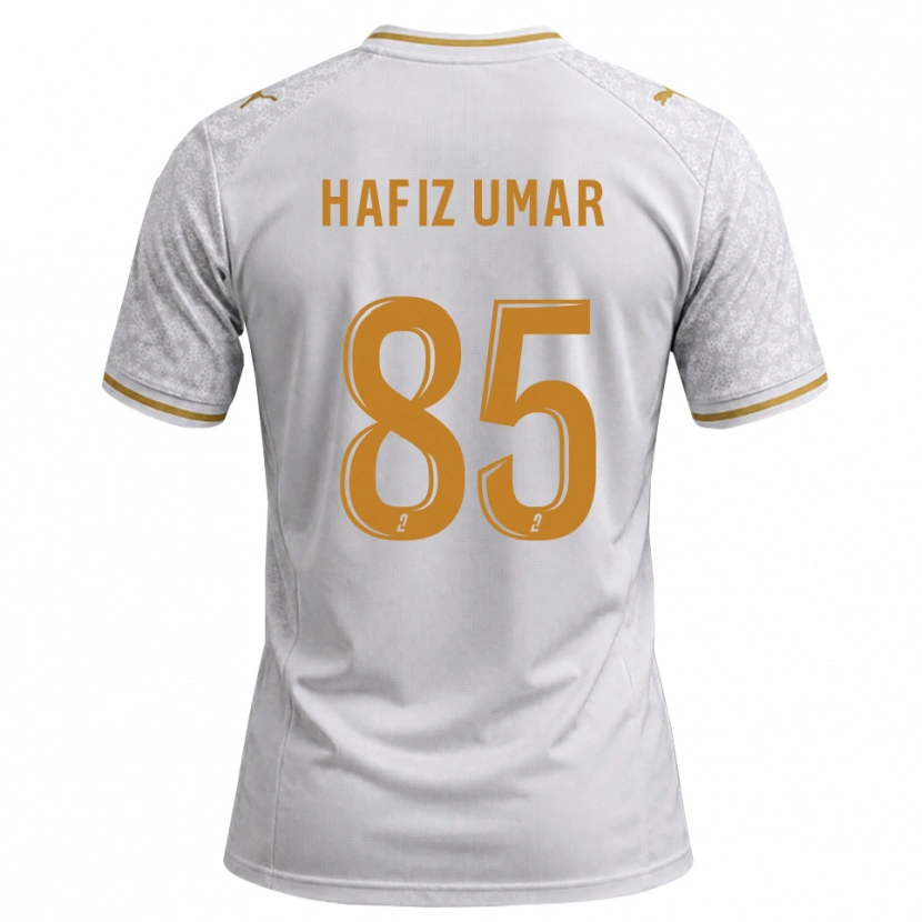 Danxen Women Hafiz Umar Ibrahim #85 White Gray Goldenrod Away Jersey 2026/27 T-Shirt