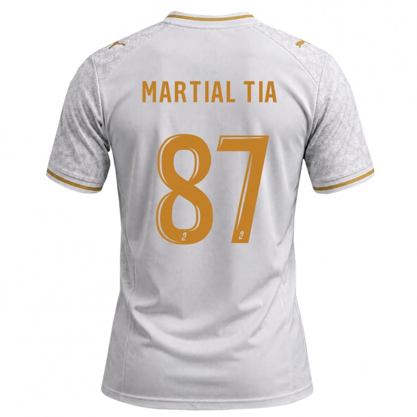 Danxen Women Martial Tia #87 White Gray Goldenrod Away Jersey 2026/27 T-Shirt