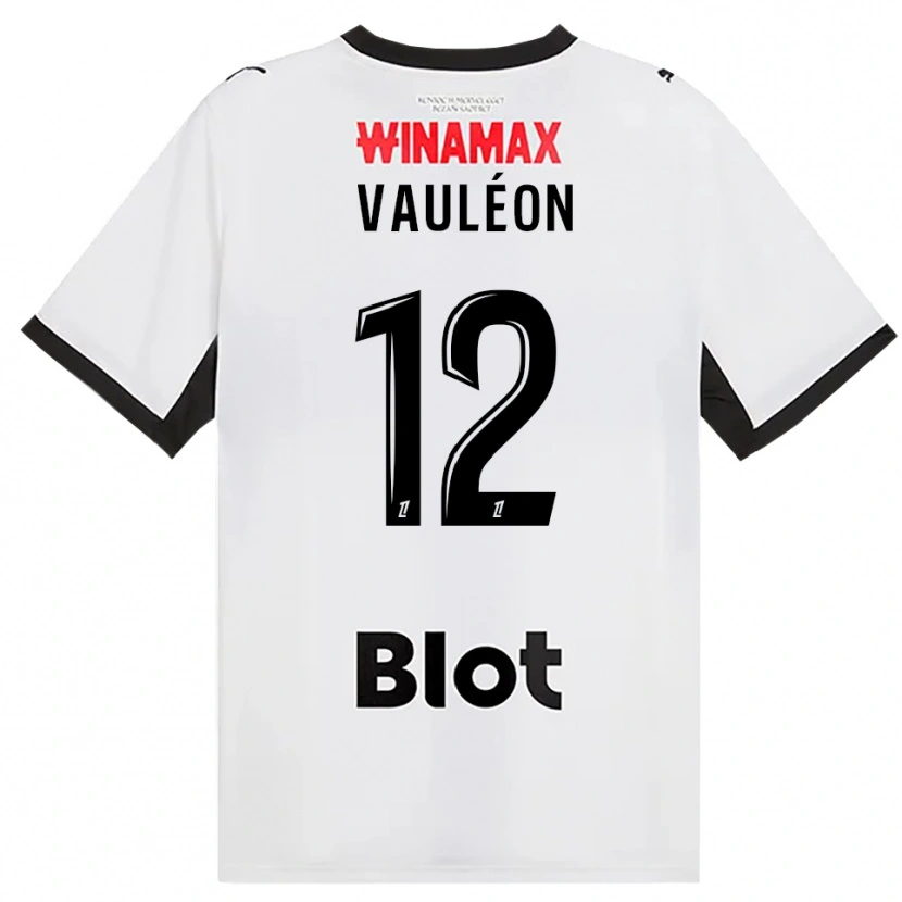 Danxen Women Antoine Vauléon #12 Black White Red Away Jersey 2026/27 T-Shirt